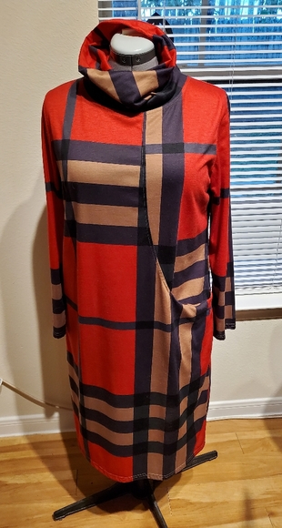 Bold PLAID Dress - Picture 1 of 4